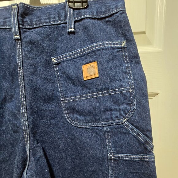 NWT Carhart Jeans Men's Original Work Dungaree Pants 36x36 Loose Fit - Picture 5 of 6